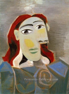 Bust of Femme 3 1940 cubism Pablo Picasso Peinture à l'huile